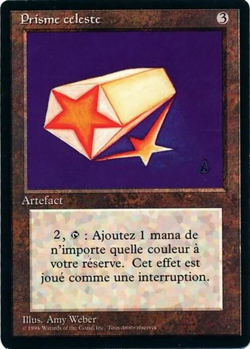Celestial Prism, carta Magic di tipo Artifact illustrata da Amy Weber