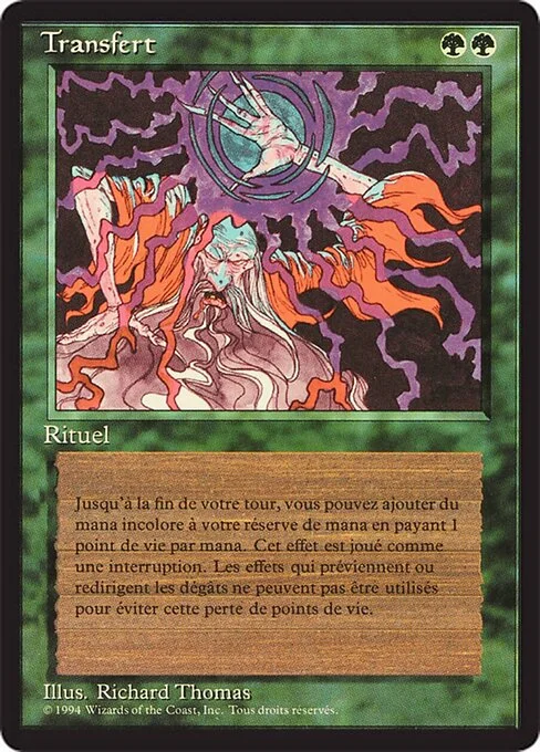 Channel, carta Magic di tipo Sorcery illustrata da Richard Thomas