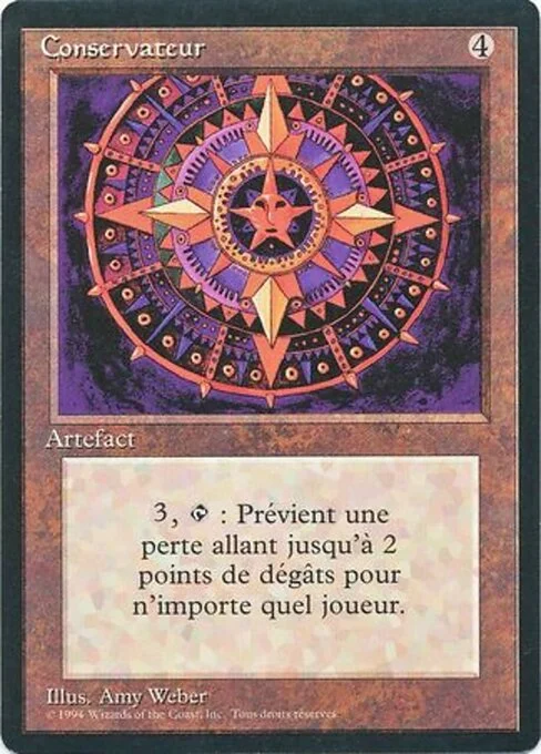 Conservator, carta Magic di tipo Artifact illustrata da Amy Weber