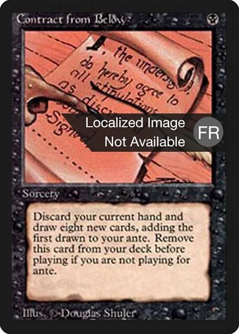 Contract from Below, carta Magic di tipo Sorcery illustrata da Douglas Shuler