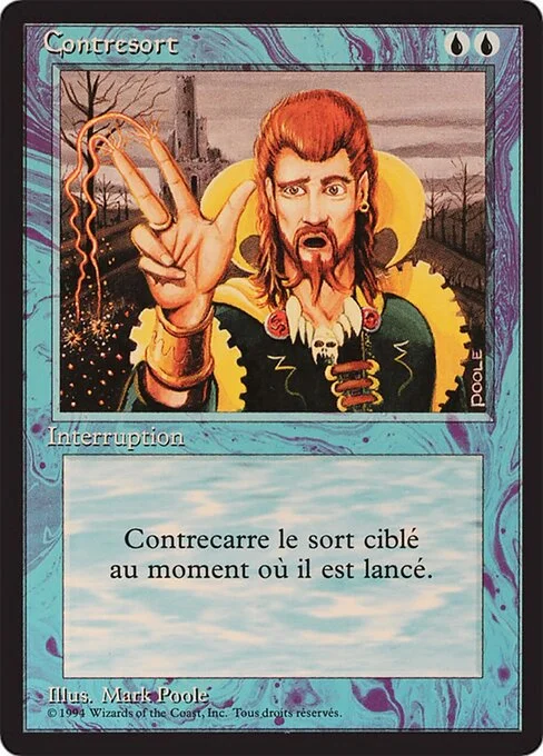 Counterspell, carta Magic di tipo Instant illustrata da Mark Poole