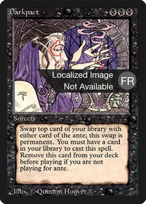 Darkpact, carta Magic di tipo Sorcery illustrata da Quinton Hoover