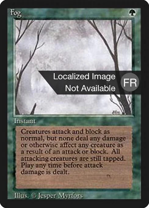 Fog, carta Magic di tipo Instant illustrata da Jesper Myrfors