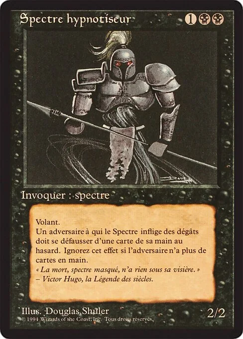 Hypnotic Specter, carta Magic di tipo Creature — Specter illustrata da Douglas Shuler