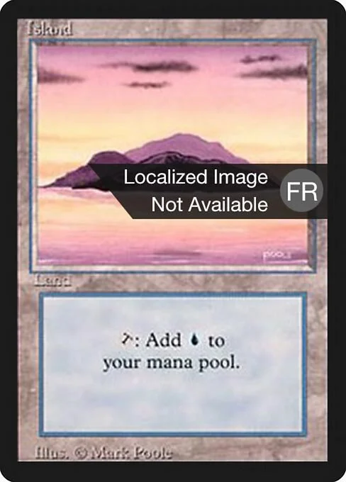 Island, carta Magic di tipo Basic Land — Island illustrata da Mark Poole
