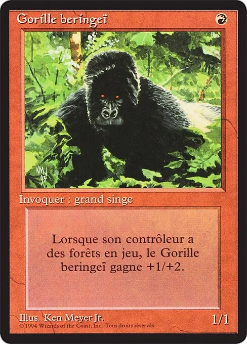 Kird Ape, carta Magic di tipo Creature — Ape illustrata da Ken Meyer, Jr.