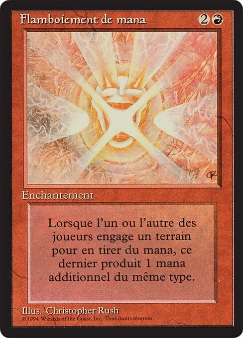 Mana Flare, carta Magic di tipo Enchantment illustrata da Christopher Rush