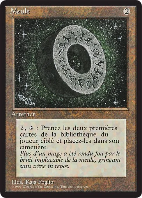 Millstone, carta Magic di tipo Artifact illustrata da Kaja Foglio