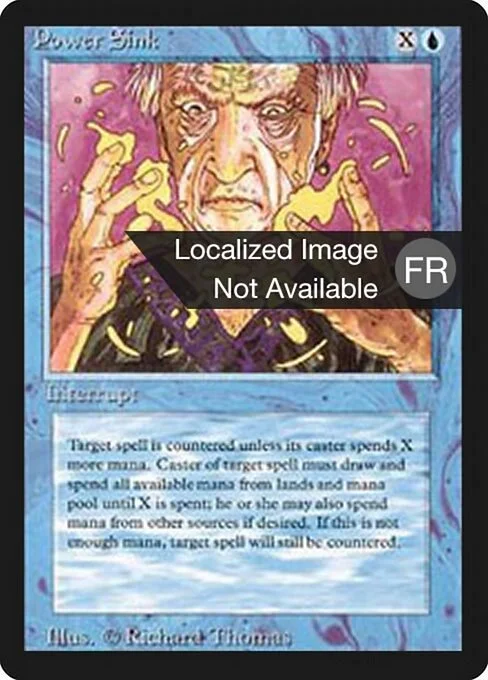 Power Sink, carta Magic di tipo Instant illustrata da Richard Thomas