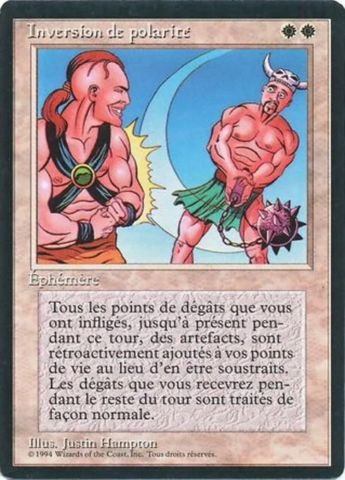 Reverse Polarity, carta Magic di tipo Instant illustrata da Justin Hampton