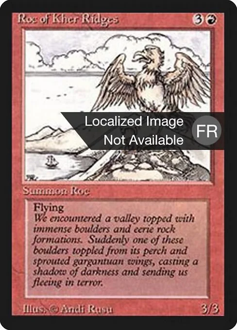Roc of Kher Ridges, carta Magic di tipo Creature — Bird illustrata da Andi Rusu