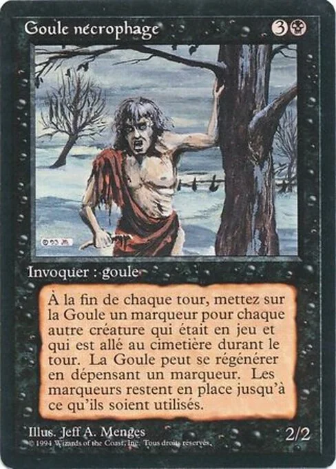 Scavenging Ghoul, carta Magic di tipo Creature — Zombie illustrata da Jeff A. Menges