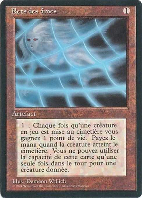 Soul Net, carta Magic di tipo Artifact illustrata da Dameon Willich