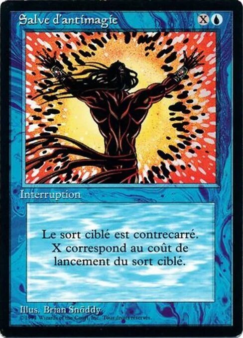 Spell Blast, carta Magic di tipo Instant illustrata da Brian Snõddy