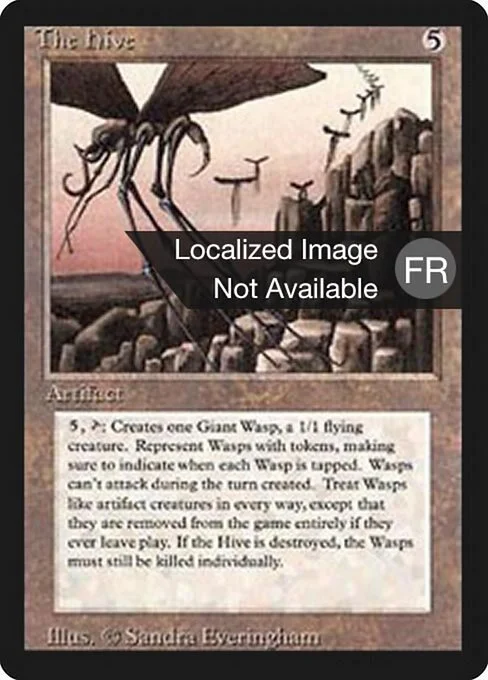 The Hive, carta Magic di tipo Artifact illustrata da Sandra Everingham