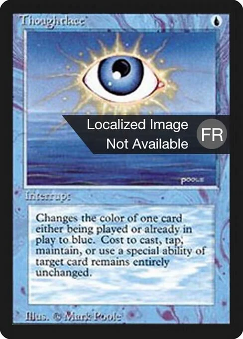 Thoughtlace, carta Magic di tipo Instant illustrata da Mark Poole