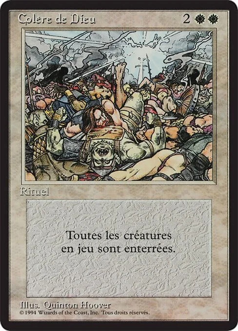 Wrath of God, carta Magic di tipo Sorcery illustrata da Quinton Hoover
