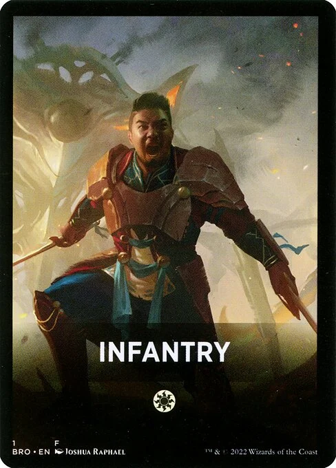 Infantry, carta Magic di tipo Card illustrata da Joshua Raphael