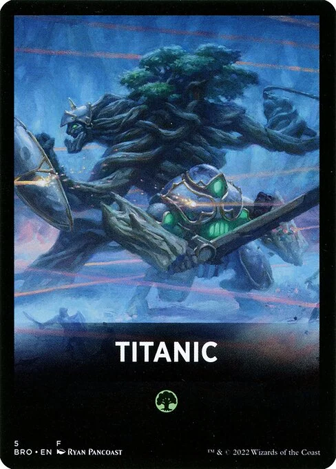 Titanic, carta Magic di tipo Card illustrata da Ryan Pancoast