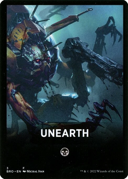 Unearth (Theme), carta Magic di tipo Card illustrata da Michal Ivan