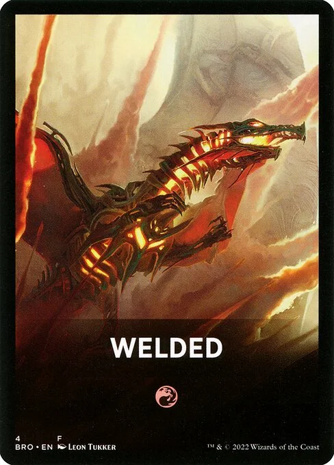 Welded, carta Magic di tipo Card illustrata da Leon Tukker