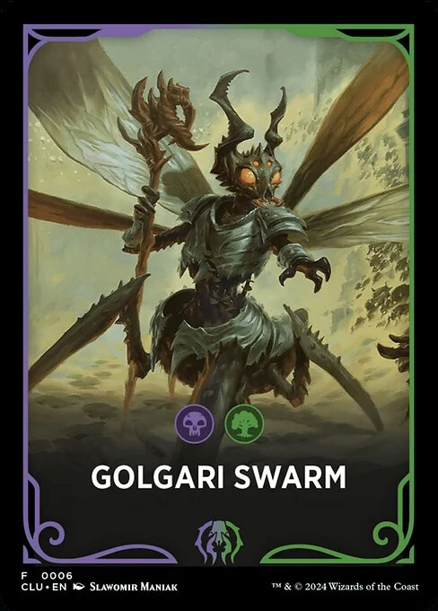 Golgari Swarm, carta Magic di tipo Card illustrata da Slawomir Maniak