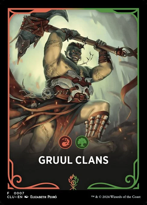 Gruul Clans, carta Magic di tipo Card illustrata da Elizabeth Peiró