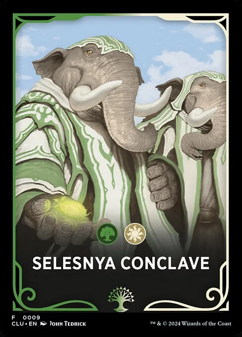 Selesnya Conclave, carta Magic di tipo Card illustrata da John Tedrick