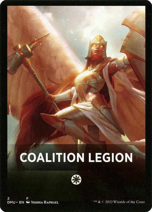 Coalition Legion, carta Magic di tipo Card illustrata da Joshua Raphael