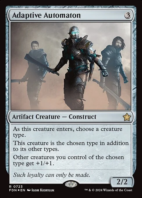 Adaptive Automaton, carta Magic di tipo Artifact Creature — Construct illustrata da Igor Kieryluk