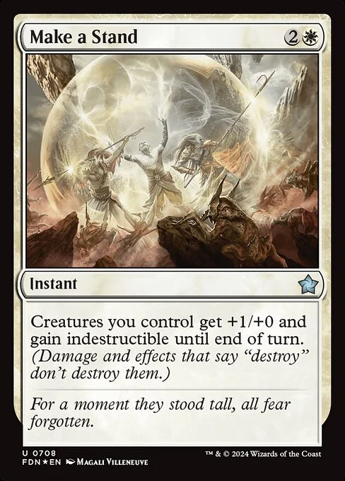 Make a Stand, carta Magic di tipo Instant illustrata da Magali Villeneuve