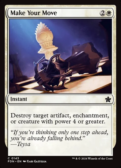 Make Your Move, carta Magic di tipo Instant illustrata da Xabi Gaztelua