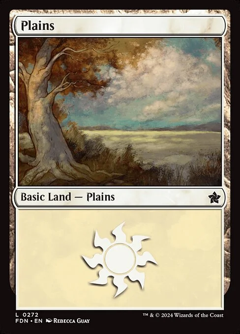 Plains, carta Magic di tipo Basic Land — Plains illustrata da Rebecca Guay