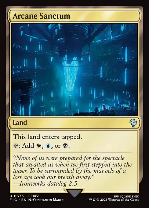 Arcane Sanctum, carta Magic di tipo Land illustrata da Constantin Marin