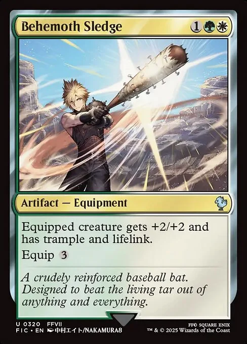 Behemoth Sledge, carta Magic di tipo Artifact — Equipment illustrata da Nakamura8