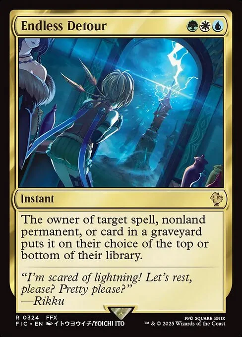 Endless Detour, carta Magic di tipo Instant illustrata da Yoichi Ito