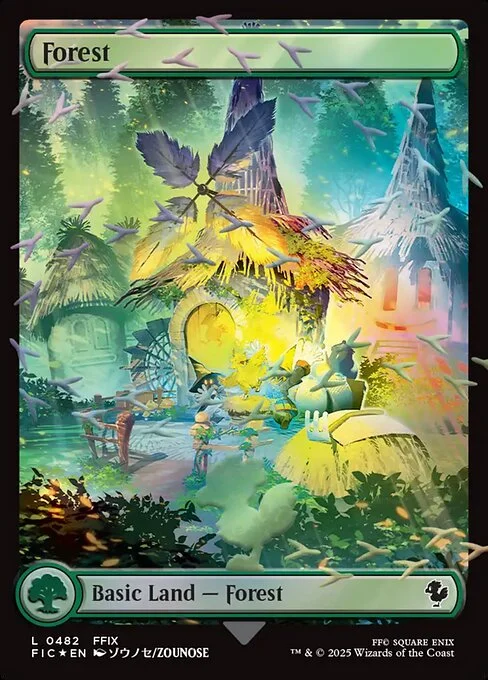 Forest, carta Magic di tipo Basic Land — Forest illustrata da ZOUNOSE