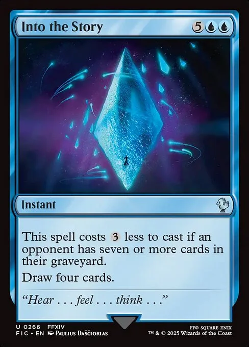 Into the Story, carta Magic di tipo Instant illustrata da Paulius Daščioras