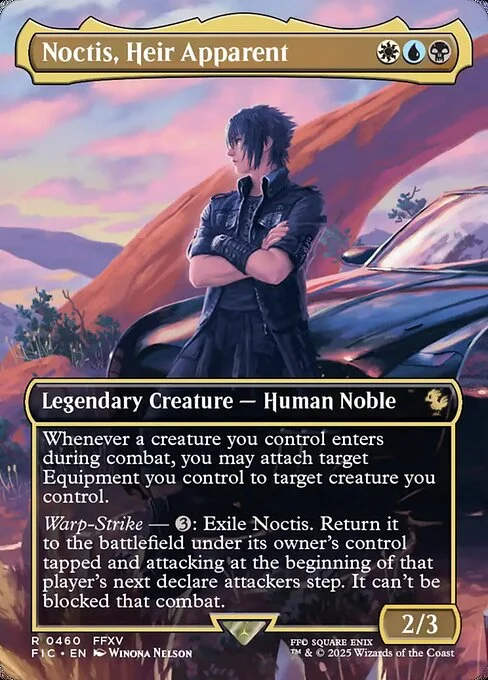 Noctis, Heir Apparent, carta Magic di tipo Legendary Creature — Human Noble illustrata da Winona Nelson