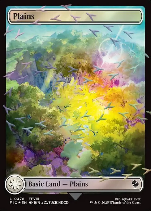 Plains, carta Magic di tipo Basic Land — Plains illustrata da Fuzichoco