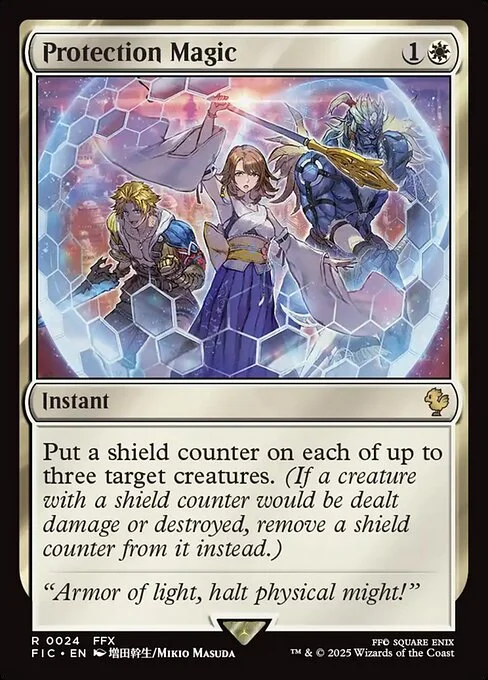 Protection Magic, carta Magic di tipo Instant illustrata da Mikio Masuda