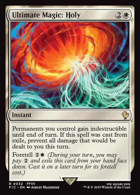 Ultimate Magic: Holy, carta Magic di tipo Instant illustrata da Ashley Mackenzie