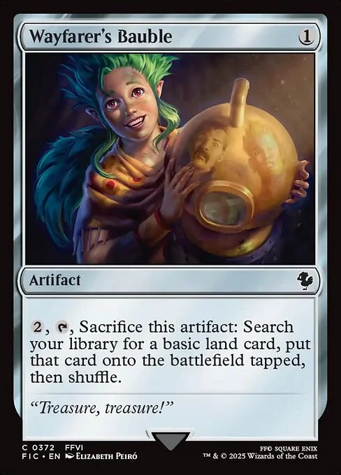 Wayfarer's Bauble, carta Magic di tipo Artifact illustrata da Elizabeth Peiró