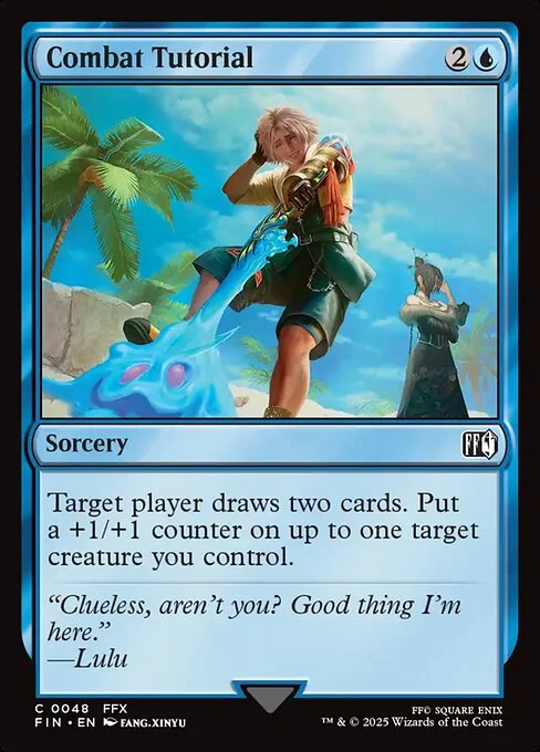 Combat Tutorial, carta Magic di tipo Sorcery illustrata da Fang Xinyu