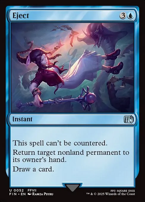 Eject, carta Magic di tipo Instant illustrata da Ramza Psyru