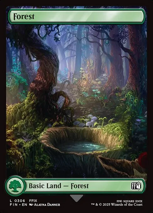 Forest, carta Magic di tipo Basic Land — Forest illustrata da Alayna Danner