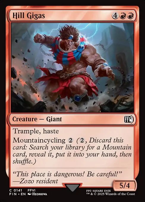 Hill Gigas, carta Magic di tipo Creature — Giant illustrata da Heonhwa