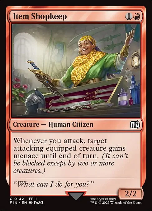 Item Shopkeep, carta Magic di tipo Creature — Human Citizen illustrata da IWAO