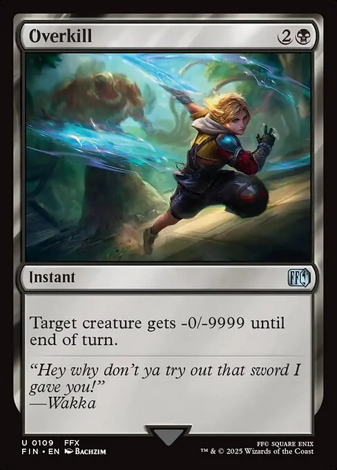 Overkill, carta Magic di tipo Instant illustrata da Bachzim
