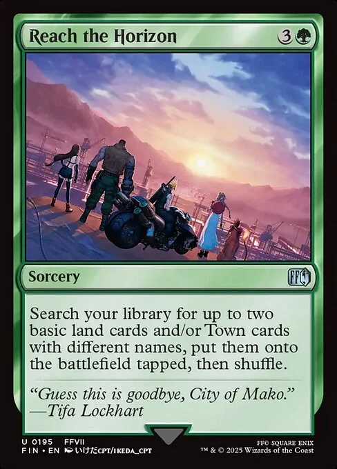 Reach the Horizon, carta Magic di tipo Sorcery illustrata da ikeda_cpt